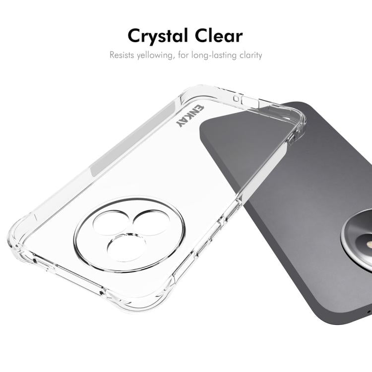 ENKAY Hat-Prince 透明防摔系列 四角加厚帶防滑條透明TPU手機防摔保護殼