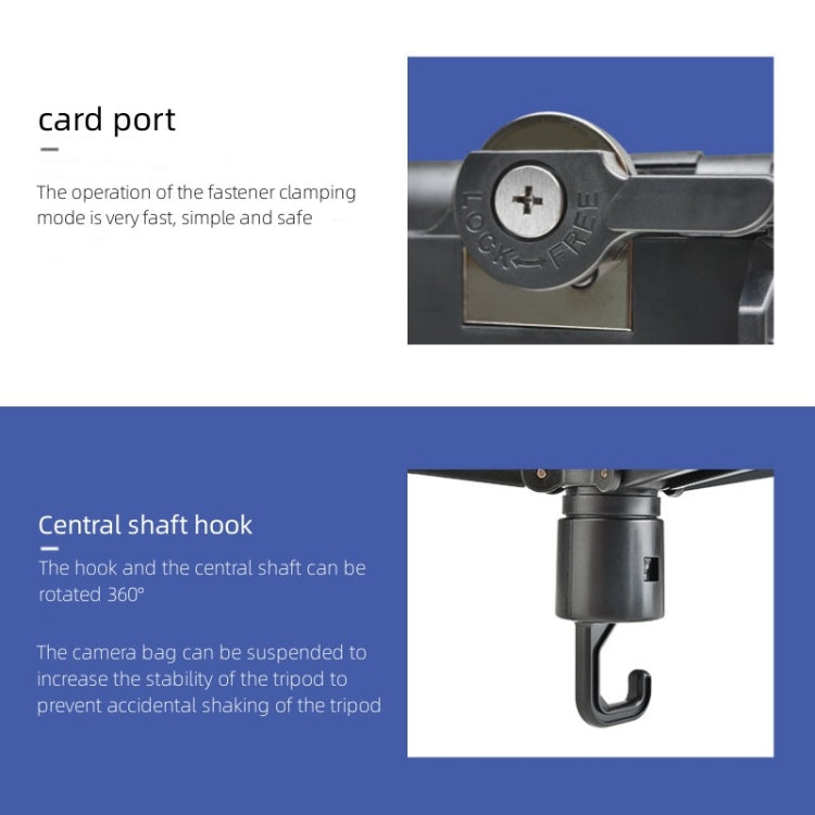 雲騰 VCT-6006 鋁製三腳架專業液壓頭適用於戶外攝影