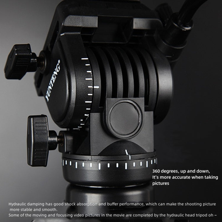 雲騰 VCT-6006 鋁製三腳架專業液壓頭適用於戶外攝影