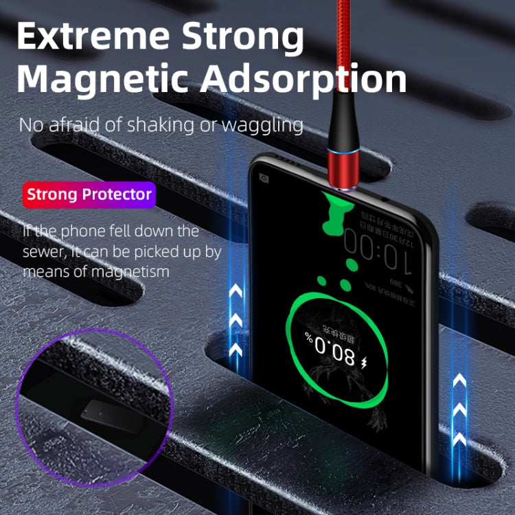 ENKAY 一線兩頭 5A超級快充 USB轉Type-C+8 Pin磁吸數據線 線長1m