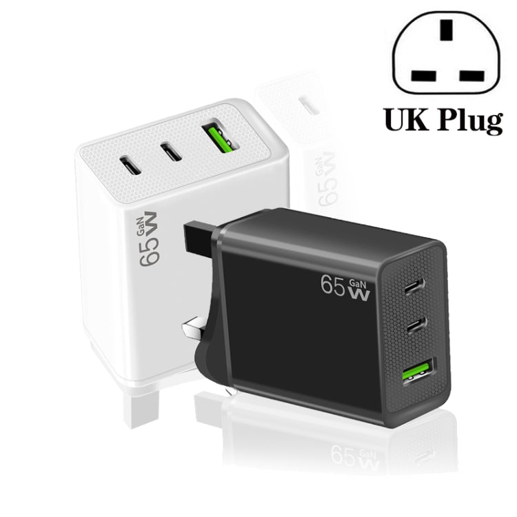 氮化鎵PD65W Type-C x 2 + USB3.0筆記本適配器適用於蘋果MacBook系列，歐規