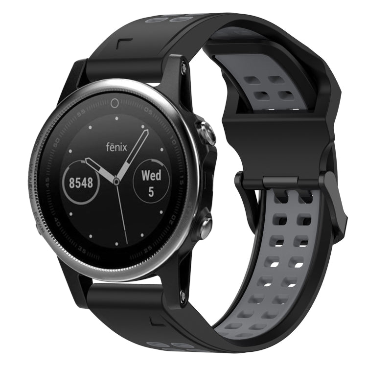 雙色反扣20mm硅膠錶帶