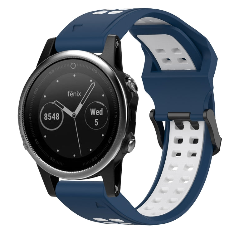 雙色反扣20mm硅膠錶帶