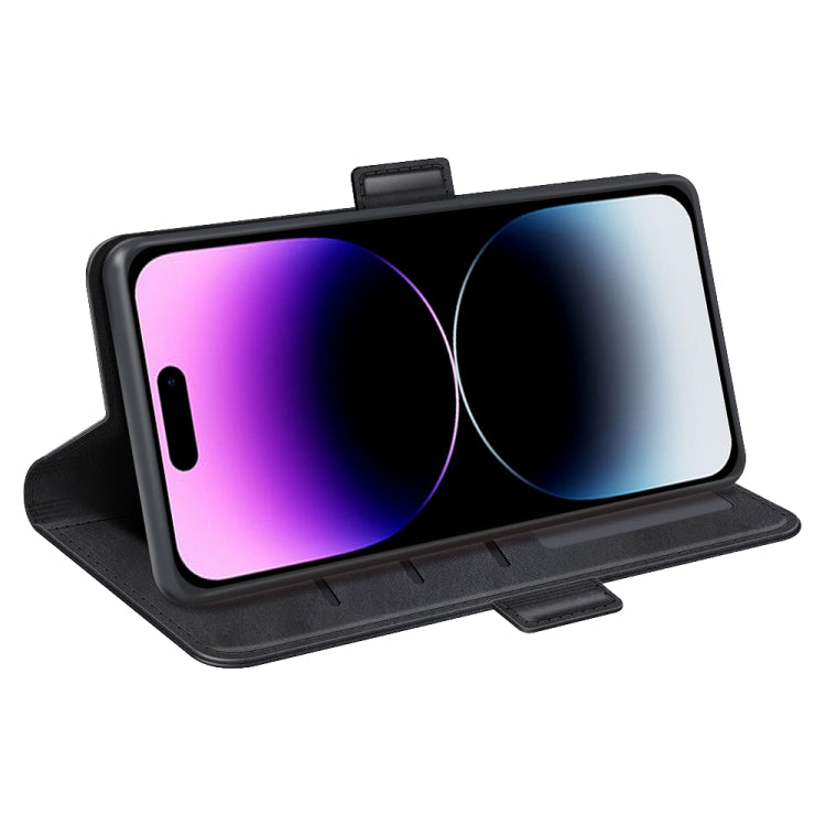 雙扣側吸左右開手機套