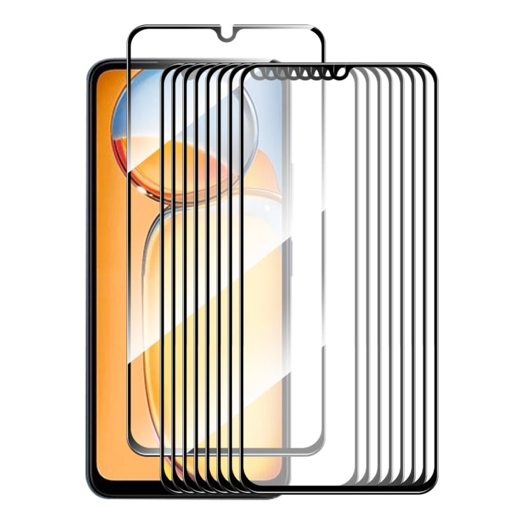 10片裝 ENKAY Hat-Prince 全膠絲印高鋁硅玻璃 0.26mm 9H 2.5D全屏鋼化保護膜