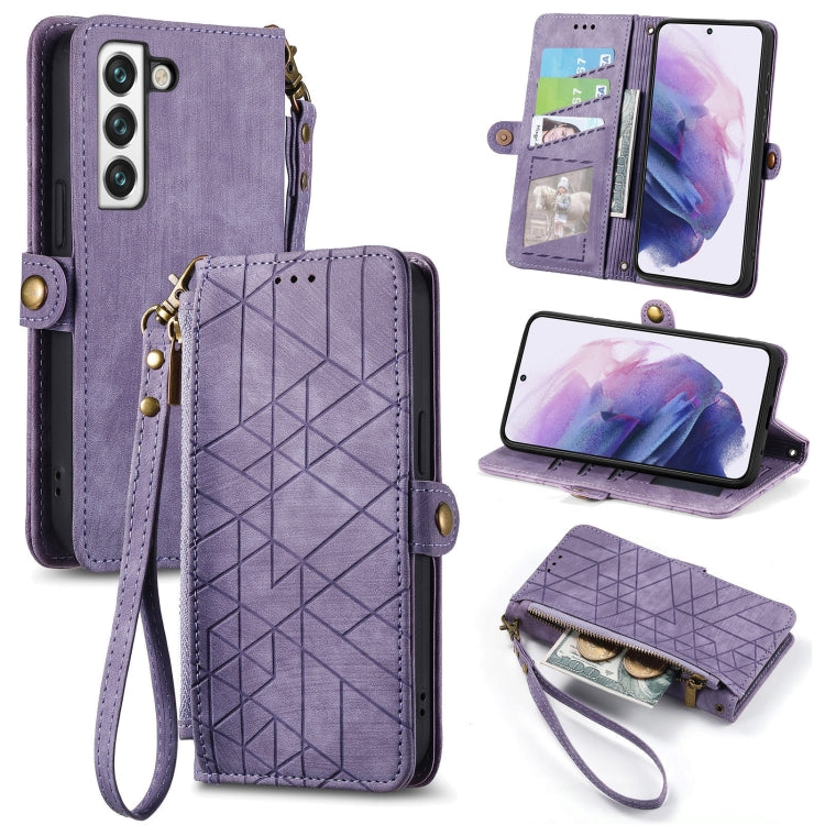 幾何拉鏈錢包側扣皮套帶掛繩, For Samsung Galaxy S21 Ultra 5G, For Samsung Galaxy A12, For Samsung Galaxy A42 5G, For Samsung Galaxy Note20 Ultra, For Samsung Galaxy Note20, For Samsung Galaxy A21S, For Samsung Galaxy A51 5G, For Samsung Galaxy S20 Ultra