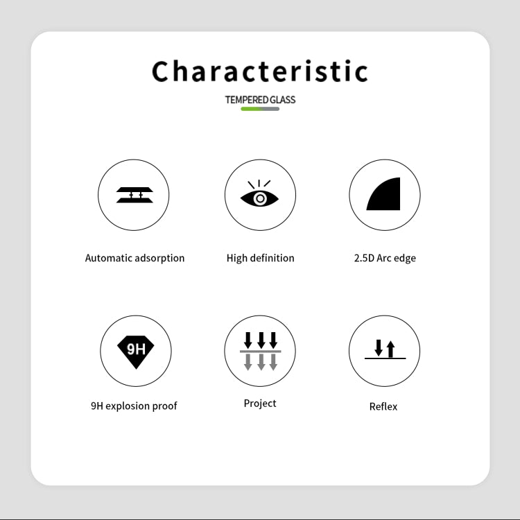 品無憂 金鑽 9H 2.5D全屏鋼化玻璃膜