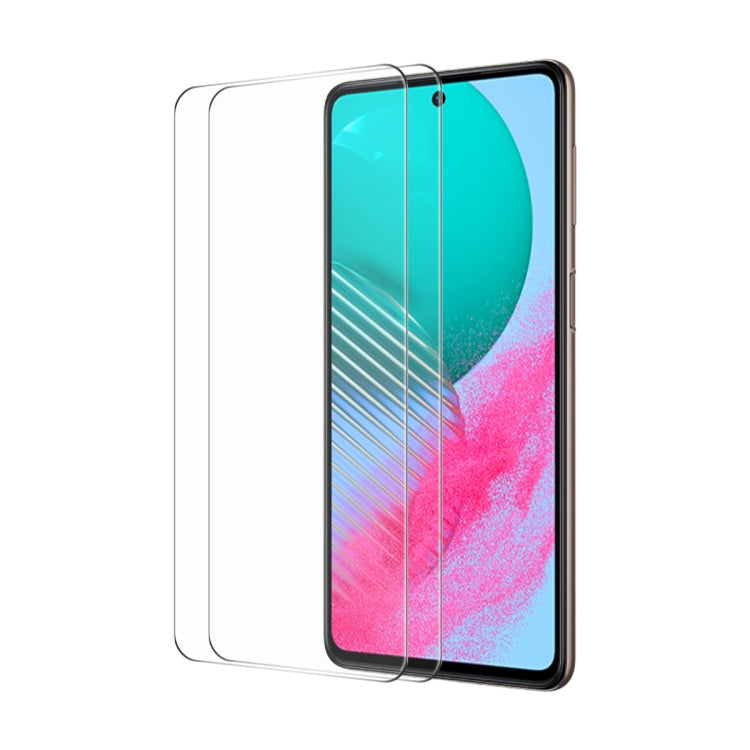 2片裝 ENKAY Hat-Prince 0.26mm 9H 2.5D弧邊高鋁硅鋼化玻璃保護膜, For Samsung Galaxy M04, For Samsung Galaxy A25 5G, For Samsung Galaxy A35, For Samsung Galaxy A55, For Samsung Galaxy S23 FE, For Samsung Galaxy M54 /F54, For Samsung Galaxy A15 4G / 5G