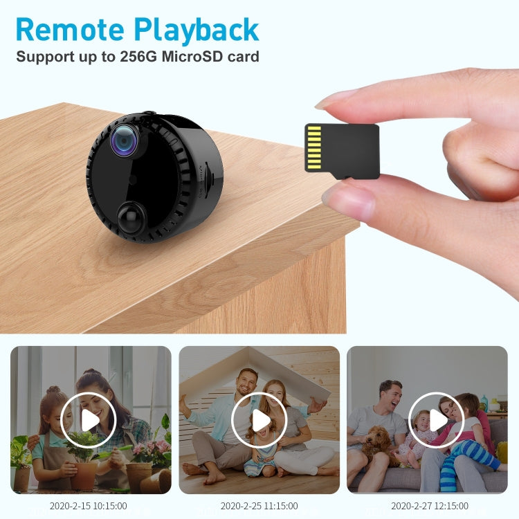 R10 4K高清夜視手機遠程攝像頭無線WiFi網絡攝像頭家庭網絡監控攝像頭