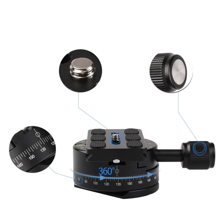 X-64 三腳架全景拍攝雲台帶快裝板