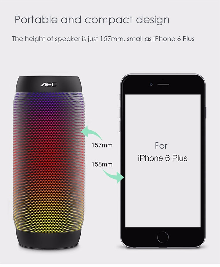 BQ615PRO便攜LED炫彩藍牙音箱，立體聲音箱，NFC藍牙音響