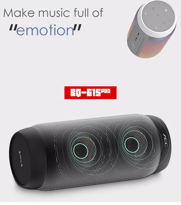 BQ615PRO便攜LED炫彩藍牙音箱，立體聲音箱，NFC藍牙音響