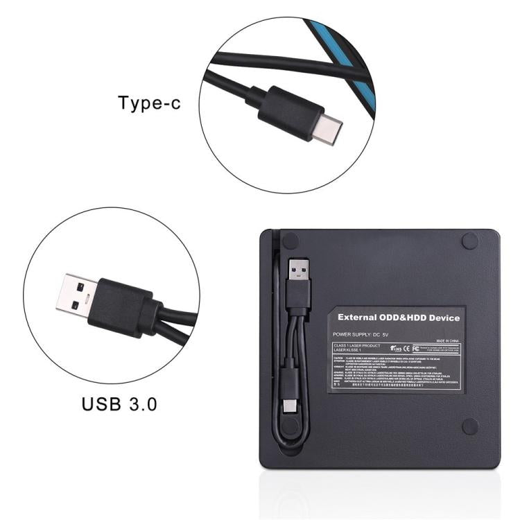 BT686 外置DVD驅動器USB 3.0 / Type-C便攜式光驅/ CD刻錄機 用於台式/筆記本電腦, BT686