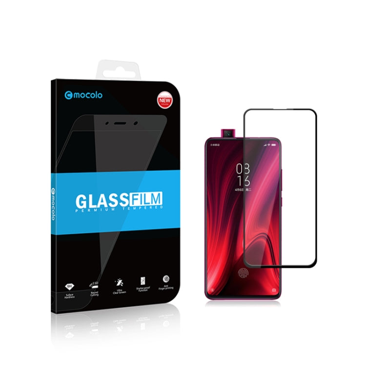 mocolo 0.33mm 9H 2.5D全膠全屏鋼化玻璃保護膜 適用於 Xiaomi Mi 9T / Oppo Reno