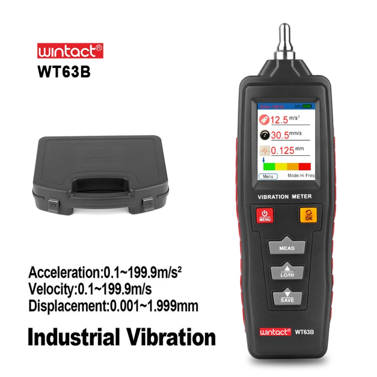WINTACT WT63B 手持式振動分析儀数字振動計