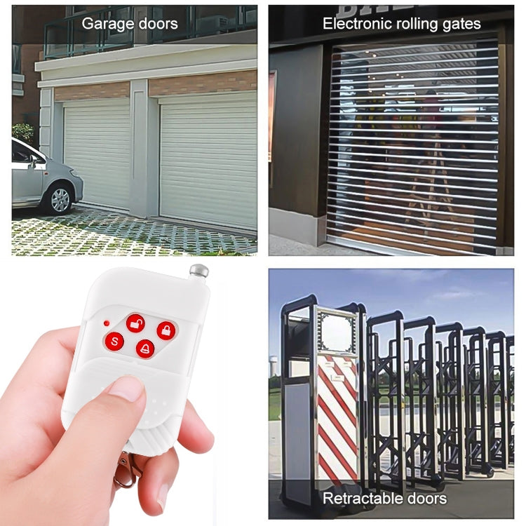 用於PSTN GSM家庭防盜安全報警系統的無線遙控433MHz 12V鑰匙扣鑰匙遙控器