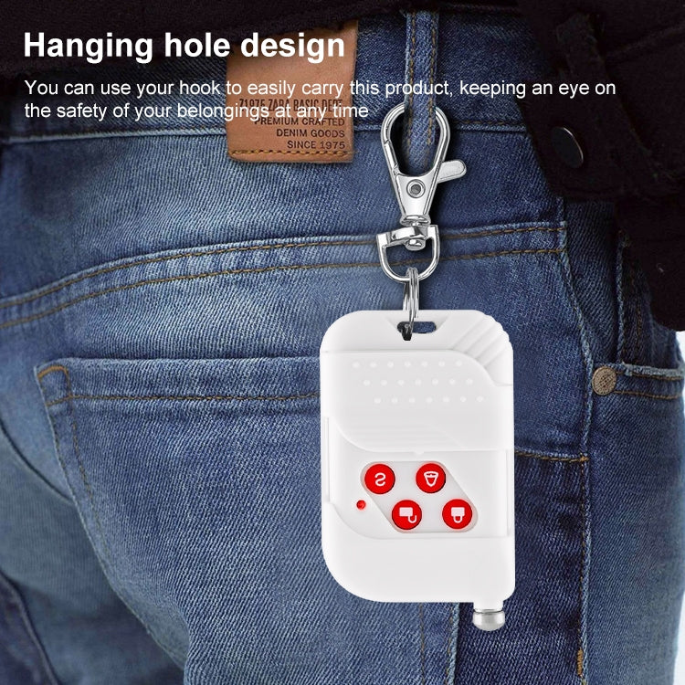 用於PSTN GSM家庭防盜安全報警系統的無線遙控433MHz 12V鑰匙扣鑰匙遙控器