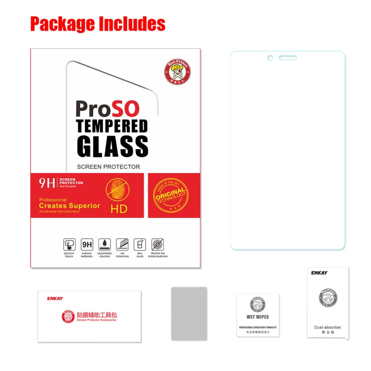 草帽王子 0.33mm 9H 2.5D弧邊鋼化玻璃保護膜 適用於 三星Galaxy Tab A 8.0 (2019) T290 / T295