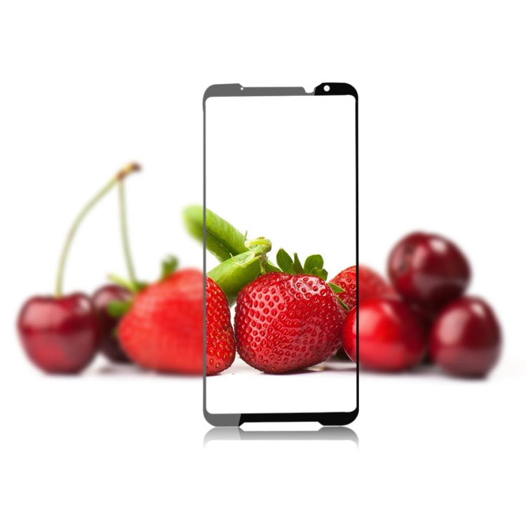 mocolo 0.33mm 9H 2.5D絲印全屏鋼化玻璃保護膜適用於 華碩 ROG Phone II