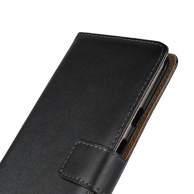 真皮水平翻蓋皮套帶磁扣和支架及卡槽和錢包適用於谷歌Pixel 4 XL