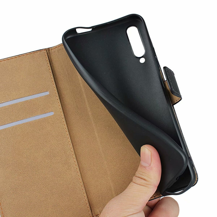 真皮水平翻蓋皮套帶磁扣和支架及卡槽和錢包適用華為榮耀9X Pro