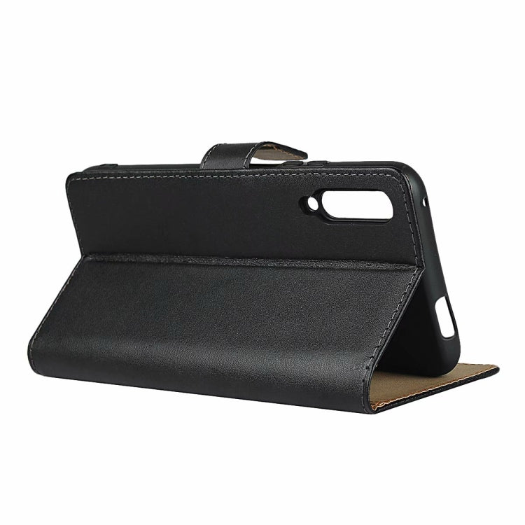 真皮水平翻蓋皮套帶磁扣和支架及卡槽和錢包適用華為榮耀9X Pro