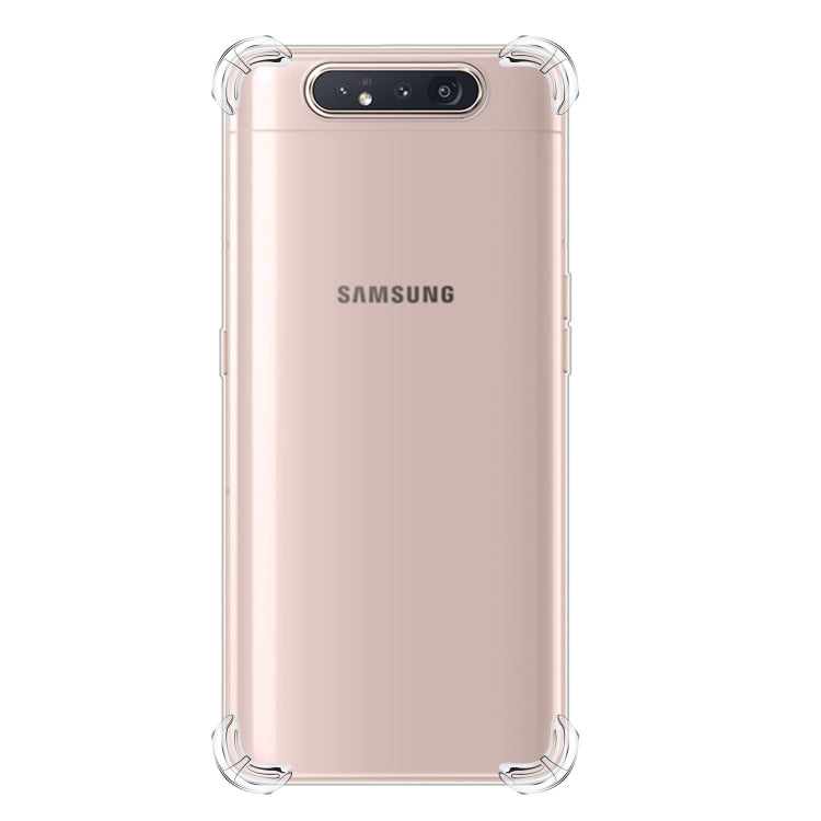適用於三星Galaxy A80 / A90 四角防摔超薄透明TPU手機殼