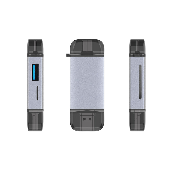 Typce-C+USB+Micro OTG  三合一 多功能讀卡器