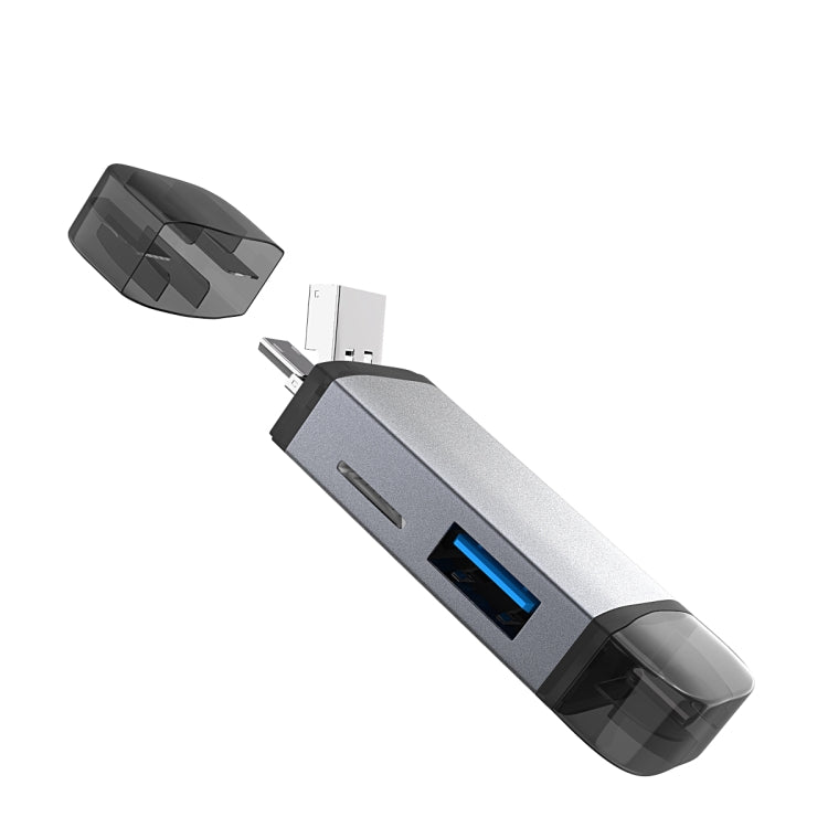 Typce-C+USB+Micro OTG  三合一 多功能讀卡器