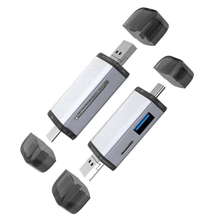Typce-C+USB+Micro OTG  三合一 多功能讀卡器