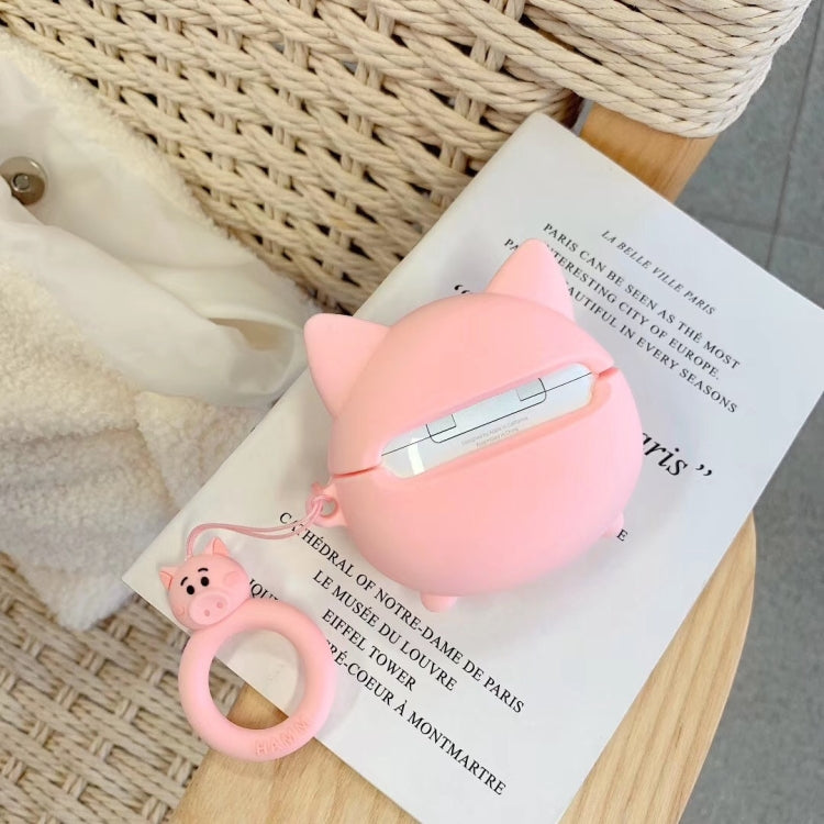 適用於蘋果 AirPods Pro立體豬藍牙耳機保護套