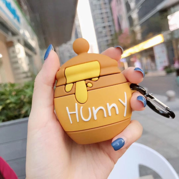 適用於蘋果 AirPods 1 / 2代通用蜜糖罐藍牙耳機保護套
