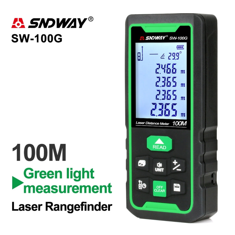 SNDWAY SW-100G 綠光数字激光膠帶傳感器測距儀