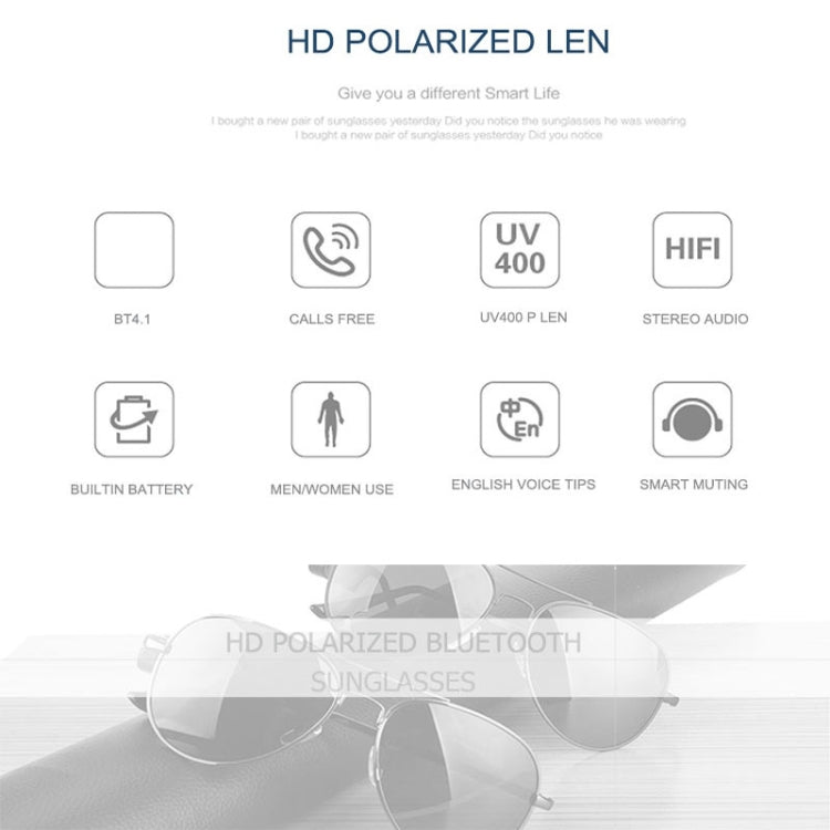A8無線耳機藍牙耳機太陽鏡音樂耳機智能眼鏡耳機免提麥克風
