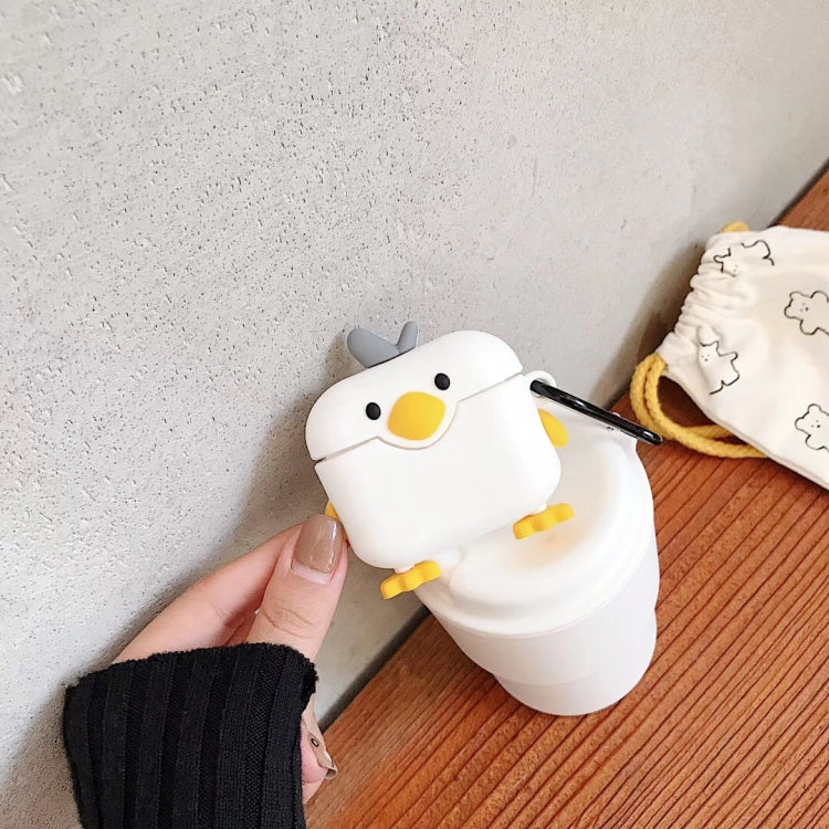 適用於蘋果 AirPods Pro可愛鴨子藍牙耳機保護套