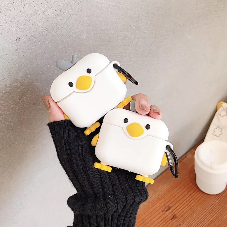 適用於蘋果 AirPods Pro可愛鴨子藍牙耳機保護套