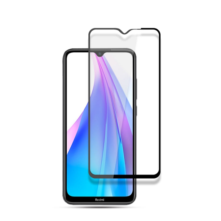 適用於 小米 紅米 Note 8T 2pcs mocolo 0.33mm 9H 2.5D全膠全屏鋼化玻璃保護膜