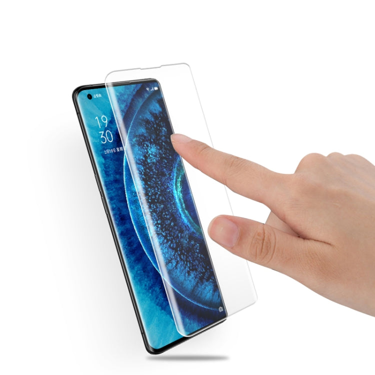 適用於 Oppo Find X2/ X2 Pro mocolo 9H 3D 全屏曲面UV保護膜