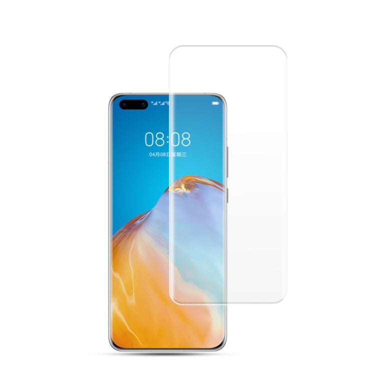 適用於 華為 P40 Pro+ mocolo 9H 3D 全屏曲面UV保護膜
