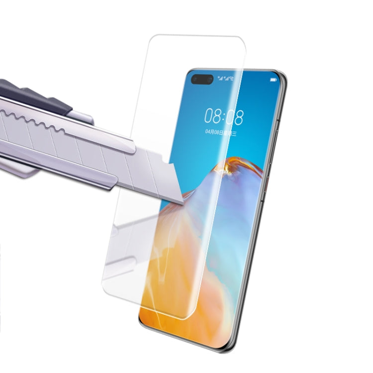 適用於 華為 P40 Pro+ mocolo 9H 3D 全屏曲面UV保護膜