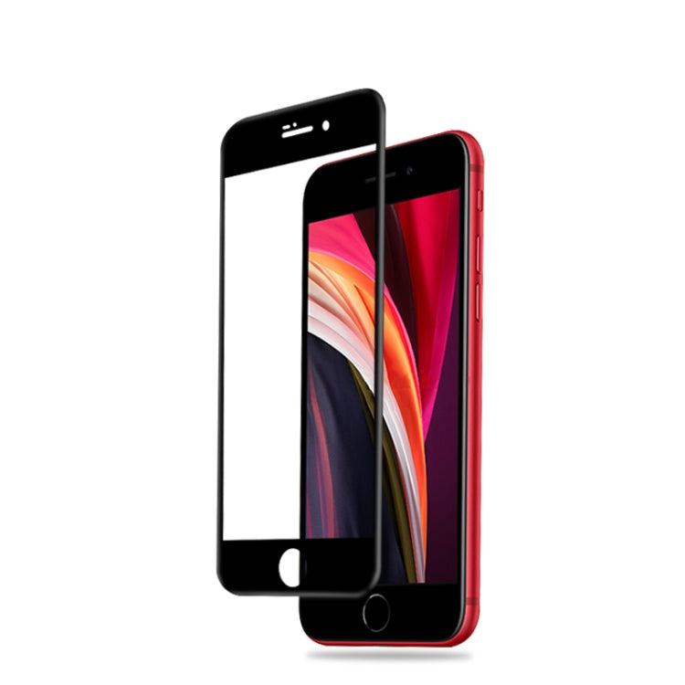 適用於 iPhone SE 2020 mocolo 0.33mm 9H 3D全膠曲面全屏鋼化玻璃保護膜