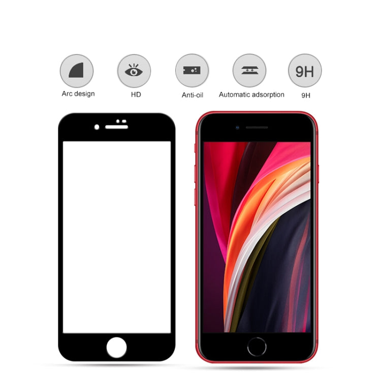 適用於 iPhone SE 2020 mocolo 0.33mm 9H 2.5D全膠全屏鋼化玻璃保護膜