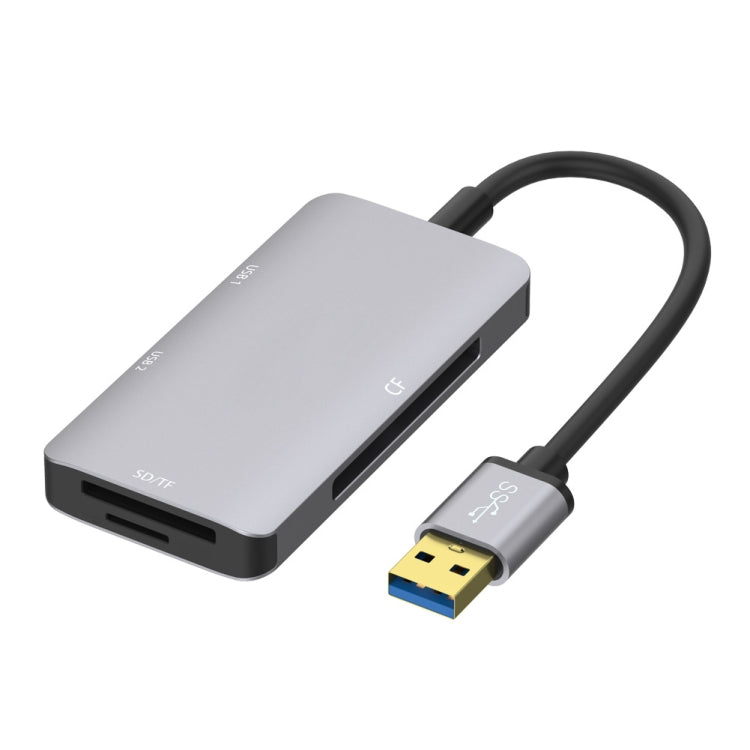 Onten 8107 USB3.0 集線器 帶CF SD TF讀卡器