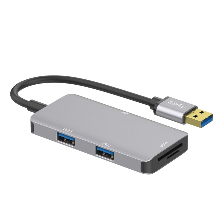 Onten 8107 USB3.0 集線器 帶CF SD TF讀卡器