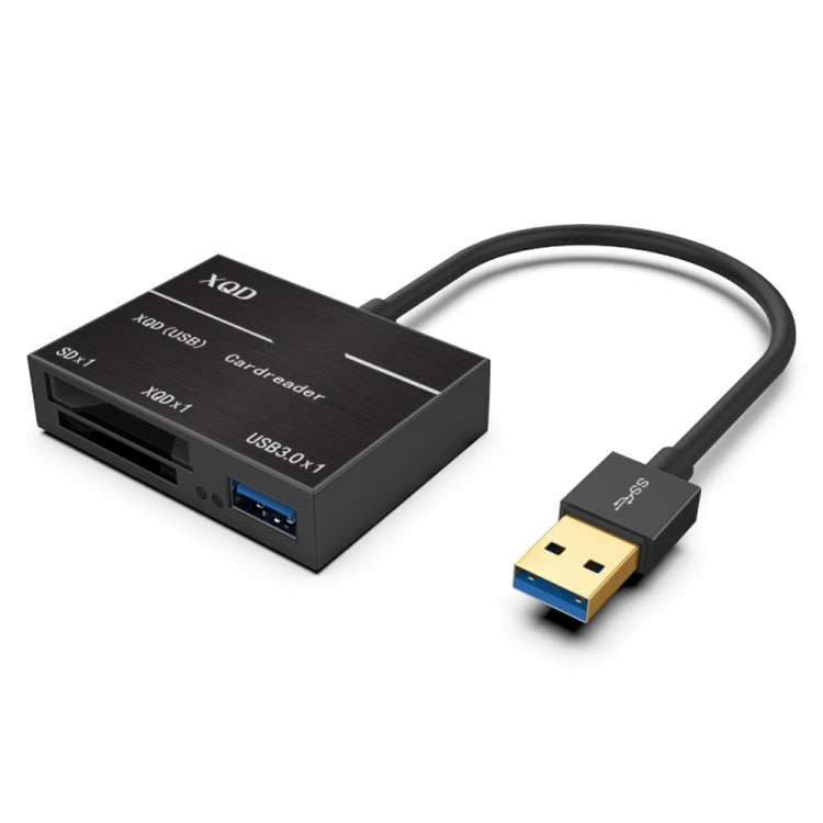 Onten 5212B USB3.0轉 XQD + SD卡高速讀卡器