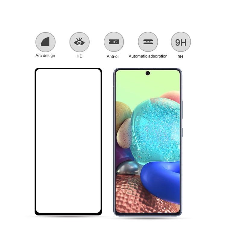 適用於 三星 Galaxy A71 5G mocolo 0.33mm 9H 2.5D全膠全屏鋼化玻璃保護膜