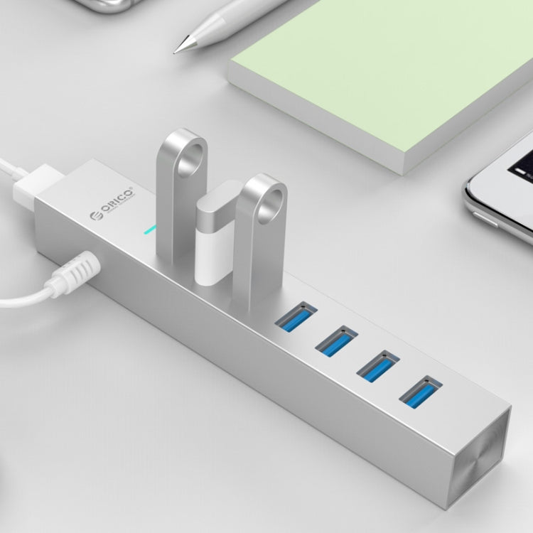 ORICO ASH7-U3 7口鋁合金USB3.0分線器，分離式數據線