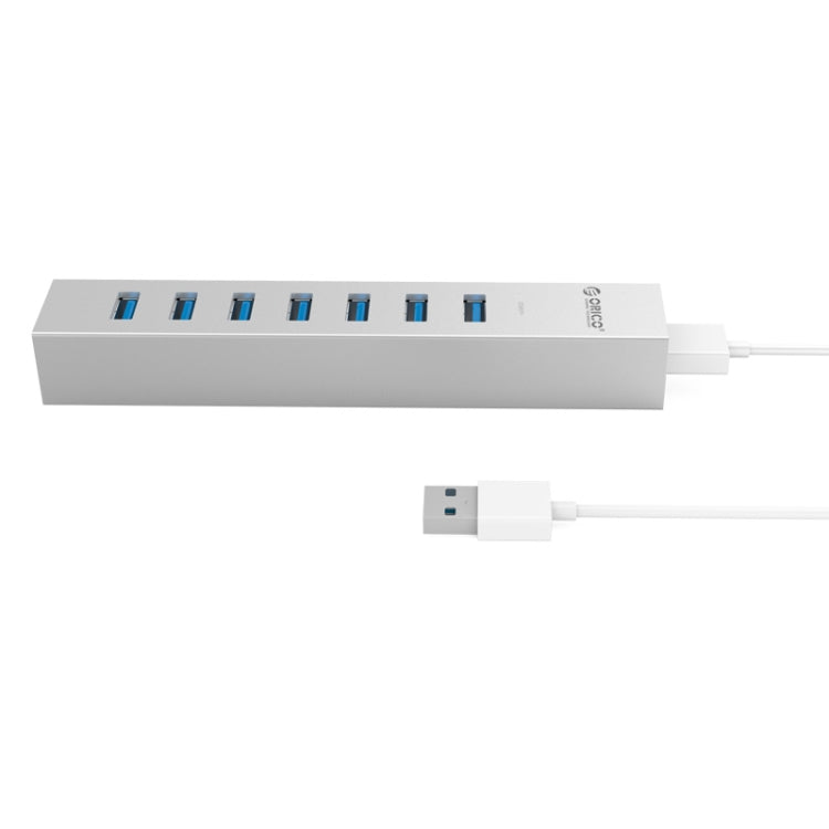 ORICO ASH7-U3 7口鋁合金USB3.0分線器，分離式數據線