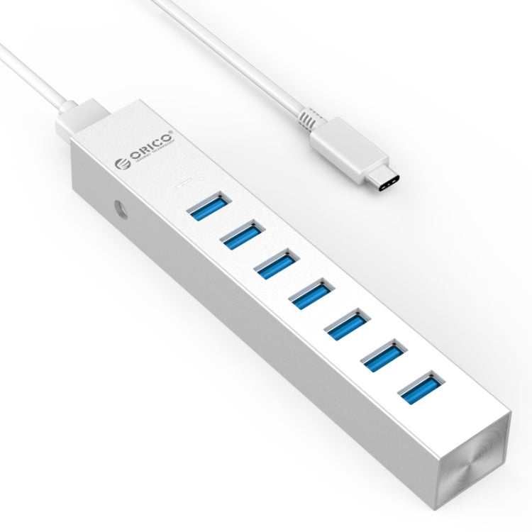 ORICO ASH7-U3 7口鋁合金USB3.0分線器，分離式數據線