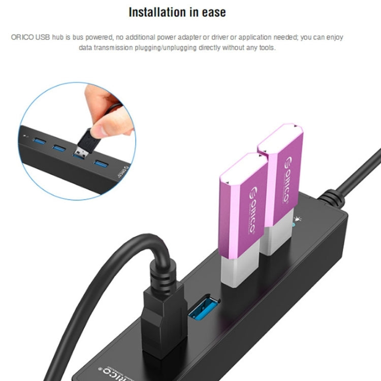 ORICO W8PH4-U3 4口USB3.0高速集線器
